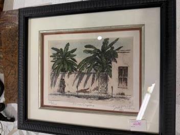 Jack Raymond Miller, "Dauphine Street", Etching