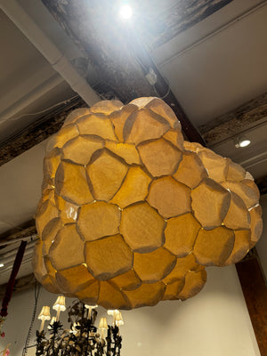 Christopher Trujillo Custom Handmade Paper Plate Chandelier