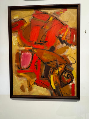 Frederick Conway, “Abst. Orange, Yellow, Pink”