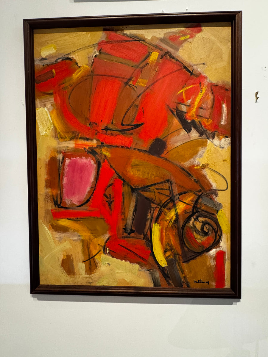 Frederick Conway, “Abst. Orange, Yellow, Pink”